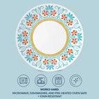 Corelle® Global Collection Terracotta Dreams, 8.5” Salad Plates, 6-pack