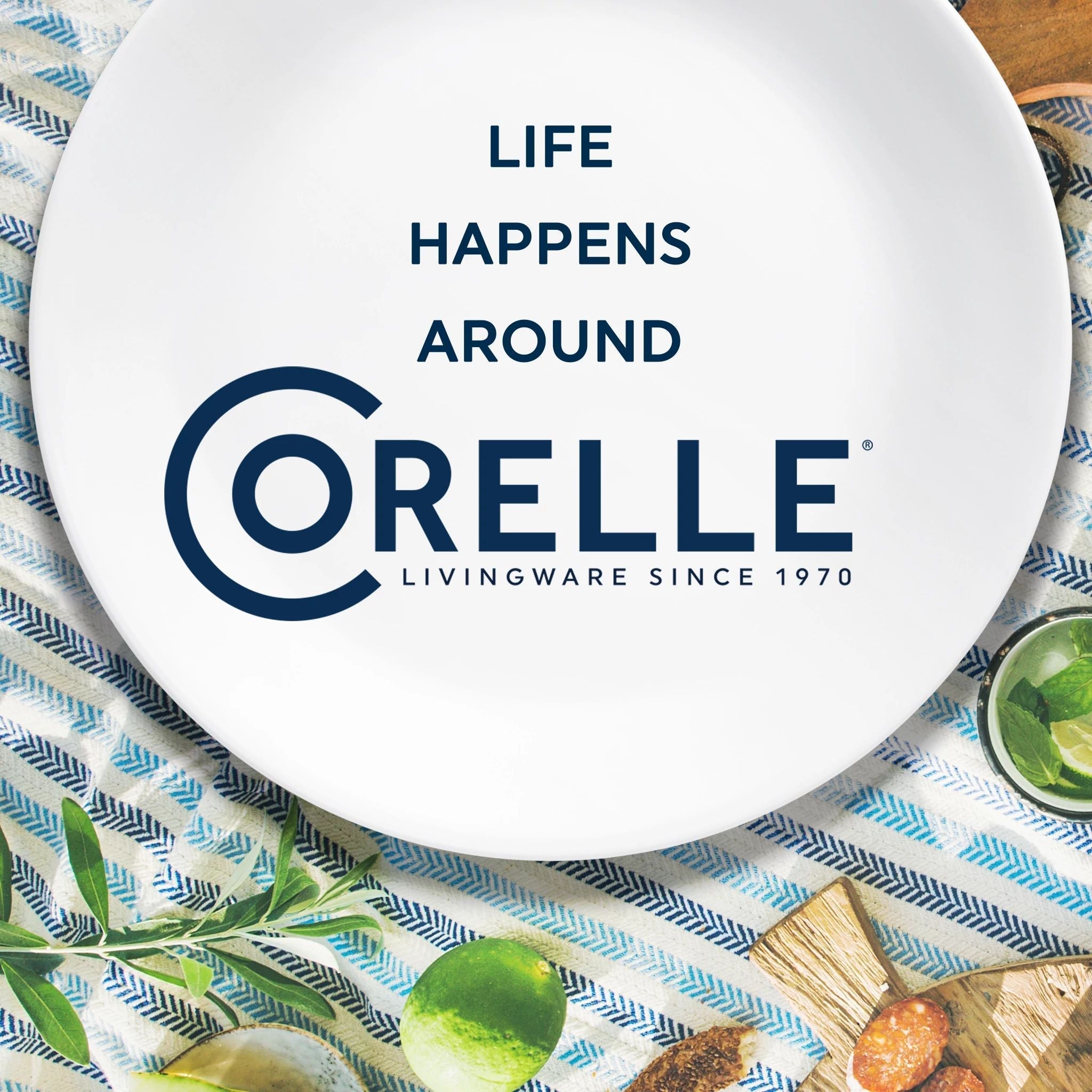 Corelle® Cherish 12.25" Serving Platter